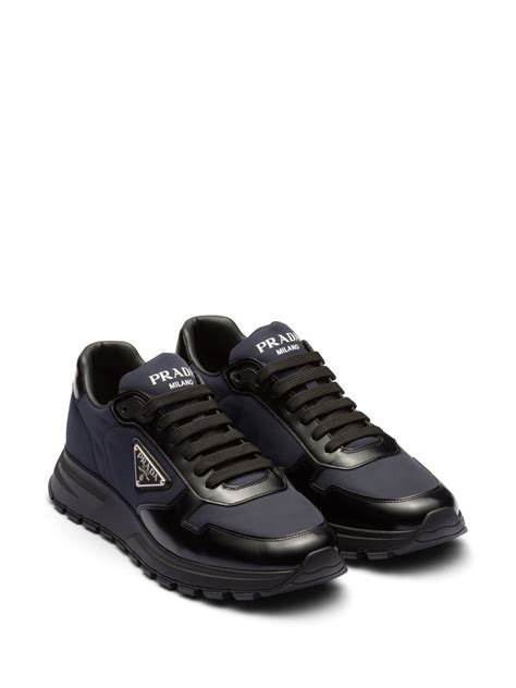 prada nylon laced sneakers|Prada prax 01 sneakers black.